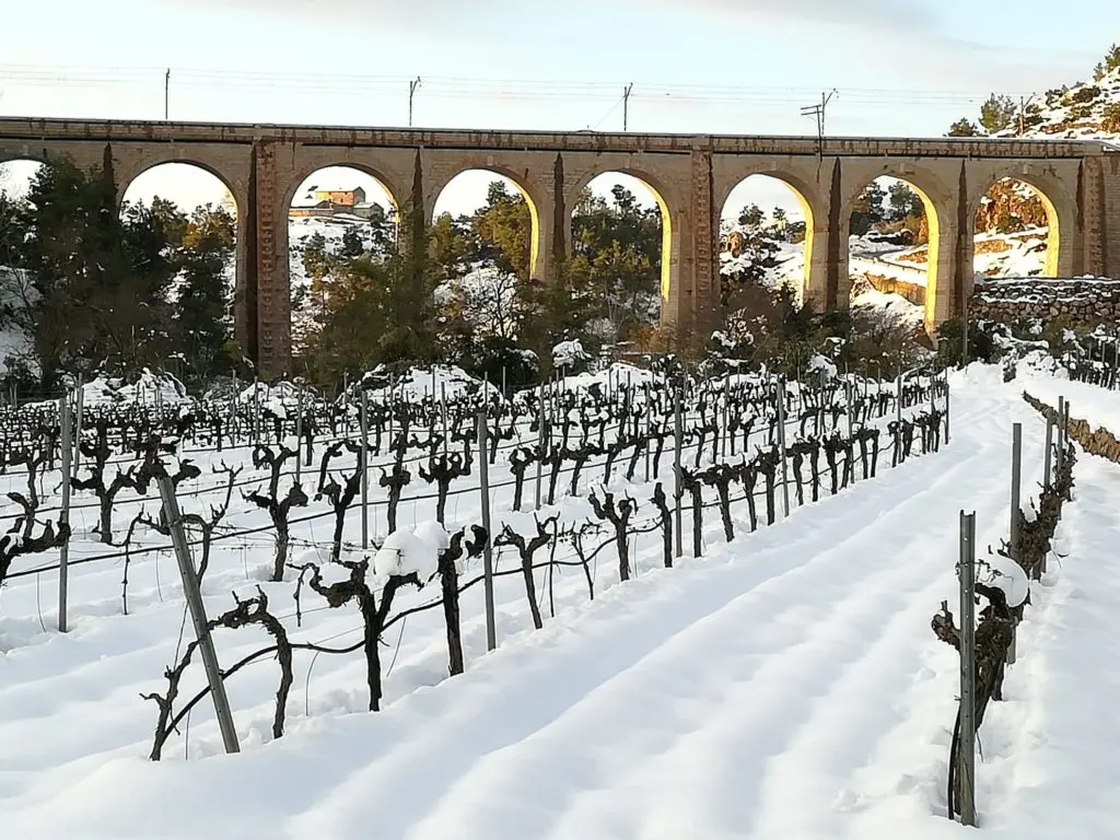 nieve cerca de tarragona